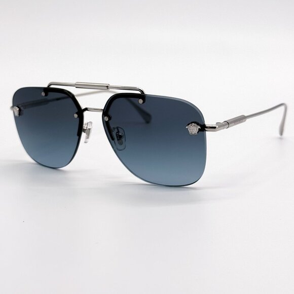 NEW VERSACE SUNGLASSES VE2296 1000/V1 UNISEX EYEWEAR VE2296 1000V1 main image 9